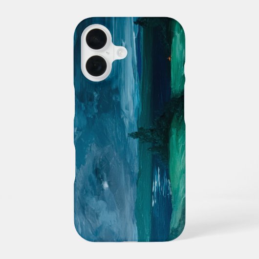 ムーンライト電話 iPhone 16ケース (裏面)