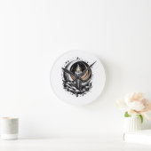 ムーンライト魔法 ラウンド壁時計 (ホーム)