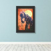 ムーンライト – キャンバスプリント (インサイチュ (ウッドフロア))