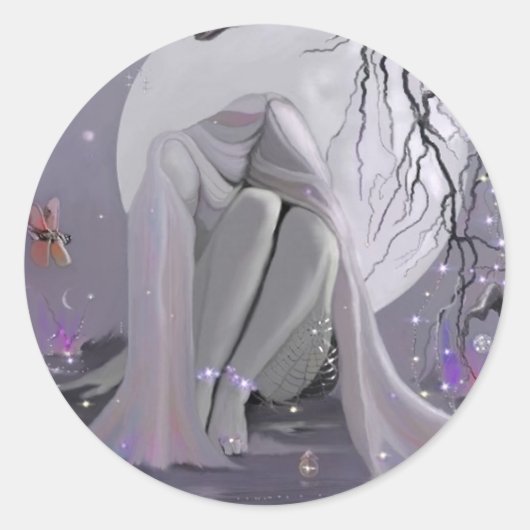 ムーンライト・スリーパー、ステッカー ラウンドシール (正面)