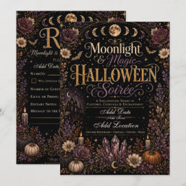ムーンライト&マジック ハロウィン・ソワレ招待状 サンキューカード