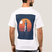 ムーンライト+ライトハウス+セレニティ Tシャツ (裏面)