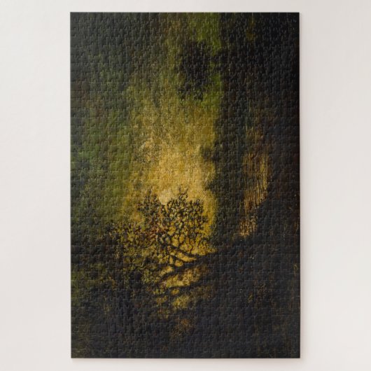 ムーンライト（Ralph Albert Blakelock著） ジグソーパズル (縦)