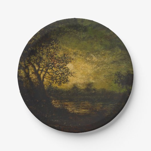 ムーンライト（Ralph Albert Blakelock著） ペーパープレート (正面)