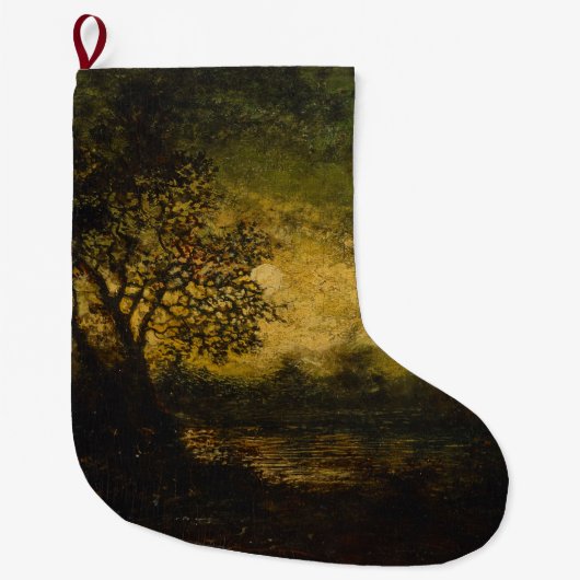 ムーンライト(Ralph Albert Blakelock著) ラージクリスマスストッキング (正面)