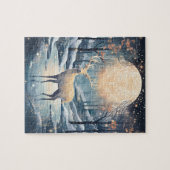 ムーンライ威厳のあるトインデアクリスマスホリデー ジグソーパズル (横)