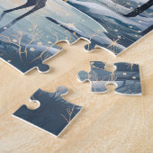 ムーンライ威厳のあるトインデアクリスマスホリデー ジグソーパズル (側面)