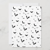 ムーンライ幽霊のよく出るトハウス不気味ハローウィンパーティ 招待状 (裏面)