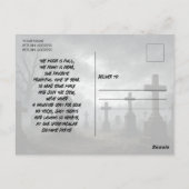 ムーンライ幽霊のよく出るト城ハローウィンパーティ招待状 ポストカード (裏面)