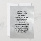 ムーンライ幽霊のよく出るト城ハローウィンパーティ 招待状 (裏面)