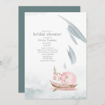 ムーンライ日本のンに優雅なボートブライダルシャワー