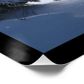 ムーンライ素朴ンコージーウィンターキャビン ポスター (コーナー)