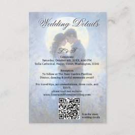 ムーンライ結婚ズシアルラブナイトスキーテーマ エンクロージャーカード