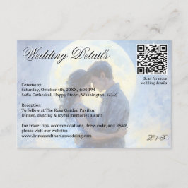 ムーンライ結婚ズシアルラブナイトスキーテーマ エンクロージャーカード