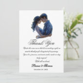 ムーンライ結婚ズシアルラブナイトスキーテーマ サンキューカード (スタンド正面)