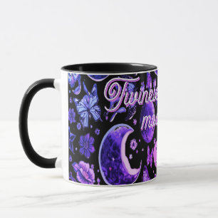 ムーンラバーのブラックマグシチュアルコーヒー マグカップ