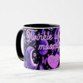 ムーンラバーのブラックマグシチュアルコーヒー マグカップ (正面左)