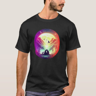 ムーンラブカップル Tシャツ