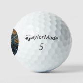 ムーンリットウーマン3Dアート ゴルフボール (ロゴ)