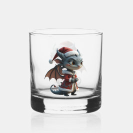 ムーンリットクッキーバンディット - グレークリスマスドラゴン ウイスキーグラス