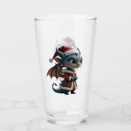 ムーンリットクッキーバンディット - 灰色のクリスマスドラゴン タンブラーグラス