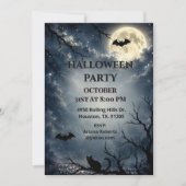 ムーンリットハロウィンナイトパーティー 招待状 (正面)