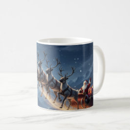 ムーンリット マウンテン サンタ ルイーンプルーム クリスマス コーヒーマグカップ
