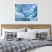 ムーンリバーと私のキャンバスラップ キャンバスプリント (インサイチュ (寝室))