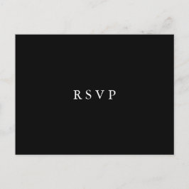 ムーンレイトブルーム | フローラルウェディング  RSVP 料理選択 インビテーションポストカード