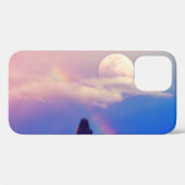 ムーンレインボー：パステルスカイ美しい。 Case-Mate iPhoneケース (裏面 (横))