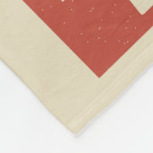 ムーンレトロ銀河系ロケット  フリースブランケット (角)