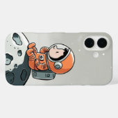 ムーンロック宇宙飛行士 Case-Mate iPhoneケース (裏面 (横))