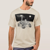 ムーンローバー探査イラスト Tシャツ (正面)
