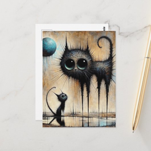 ムーンロー葉書 ポストカード (正面/裏面インサイチュ)