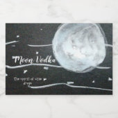 ムーンワインボトル スパークリングワインラベル (シングルラベル)