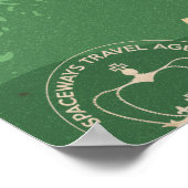 ムーンヴィンテージ旅行のポスターに私を飛ばす ポスター (角)