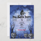 ムーン不気味ウィッチカボチャ墓地 招待状 (正面)