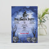 ムーン不気味ウィッチカボチャ墓地 招待状 (スタンド正面)