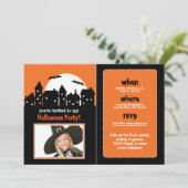 ムーン不気味ハローウィンパーティ招待状（写真） 招待状 (スタンド正面)