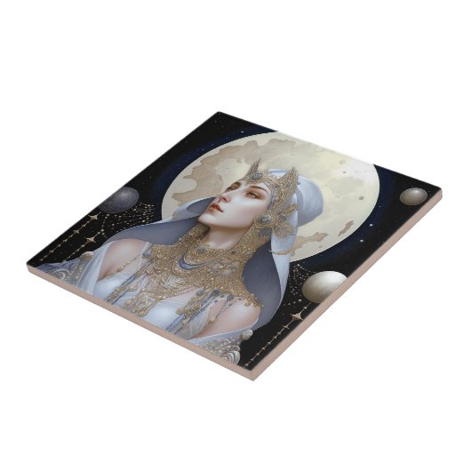 ムーン女神クイーンファンタジーアート タイル (側面)