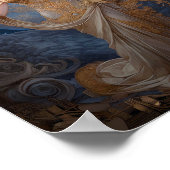 ムーン女神クイーンファンタジーアート ポスター (角)