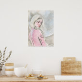 ムーン女神セレーネのポスター ポスター (キッチン)