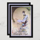 ムーン女神チャンエ 招待状 (正面/裏面)