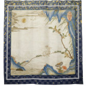 ムーン日本のシャワーカーテンを見るバニー シャワーカーテン (正面)