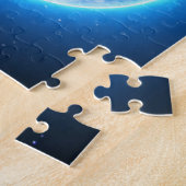 ムーン白熱［赤熱］光を放つパズル ジグソーパズル (側面)