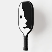 ムーン白黒クレセント4Al ピックルボールラケット (左)