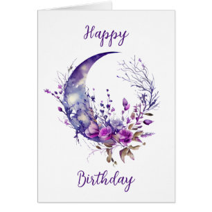ムーン誕生日カード