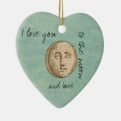 ムーン顔 セラミックオーナメント (右)