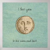 ムーン顔 ポスター (正面)