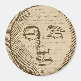 ムーン顔 マグネット